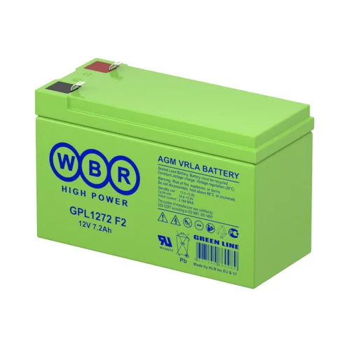 Батарея аккумуляторная WBR GPL1272 F2 Батарея аккумуляторная WBR GPL1272 F2
